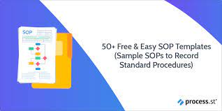 50 Free Easy Sop Templates Sample