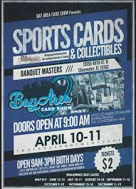 But that's pretty much where the similarities end. Bay Area Sports Card Show Tampa Bay Clearwater Posts Facebook