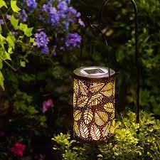 solar lantern lights outdoor garden