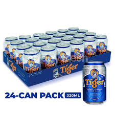 As one of the leading contemporary beer brands in the world, tiger beer goes through a strict brewing process which takes over 500 despite giant selling at much more cheaper price i have chosen redmart as it comes with the free bowls. Buy Tiger Lager Beer Cans 24x320ml At Aeon Happyfresh Kuala Lumpur