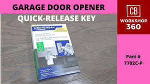 garage door quick release lock by