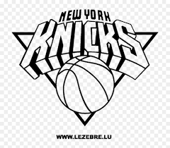 The new york knicks logo is seen as players from the bench watch the first quarter of the nba game against the detroit pistons at little caesars. New York Knicks Logo Decal New York Knicks Logo Png Transparent Png Vhv
