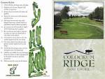 Course Info - Colockum Ridge Golf Course