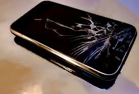 Broken Glass Cel Phone 2 Free Stock