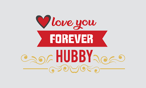 love you forever hubby valentine day