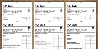 aqa gcse combined science past papers