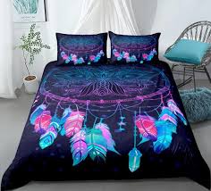 blue galaxy bedding set