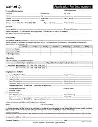 Wal Mart Application Form Free Download Edit Fill Create And