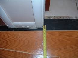 last row of laminate flooring