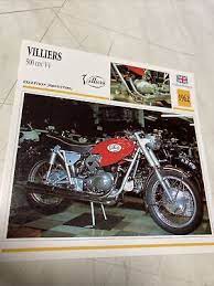 villiers 500 cm3 v4 1962 card motorbike