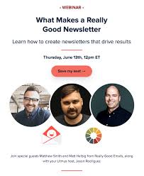 creating a webinar email series from