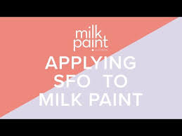 How To Apply Sfo To Milk Paint Stain