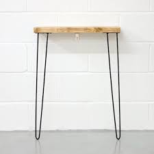 Narrow Console Table With Hairpin Legs