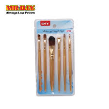 mr diy make up brush set 6 pieces