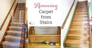 remove carpet from stairs