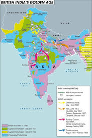 British Indias Golden Age India Map Asia Map Map