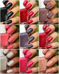 review swatches essie gel couture