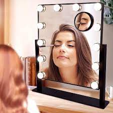 hollywood lighted desk mirror makeup