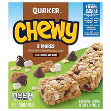 quaker chewy s mores granola bars