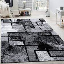 large rug modern short pile abstract