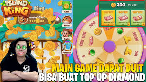TUTORIAL MAIN GAME DAPAT UANG TUNAI BUAT TOP UP DIAMOND - ISLAND KING  GAMEPLAY - YouTube