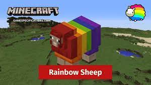 rainbow sheep minecraft guide to get