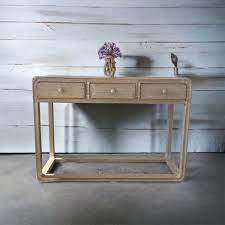 Peking Console Table With 3 Drawers
