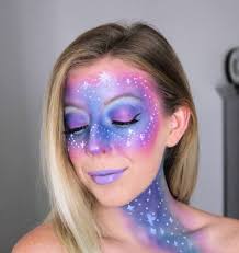 easy galaxy makeup tutorial for