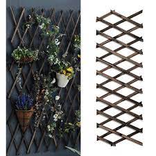 Expandable Wooden Hanging Trellis For