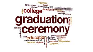 Graduation Ceremony Animated Word Cloud Motion Background