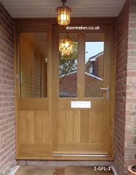 Oak Doors Glazed Framed Ledged