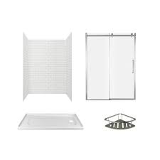 Alcove Shower Wall Shelf Door