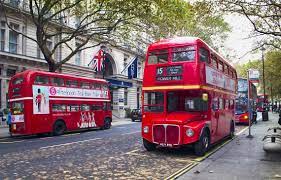 Двухэтажные автобусы лондона