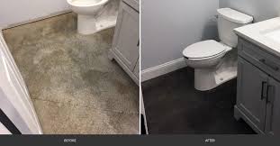 Staining Concrete Floors In Your Bathroom