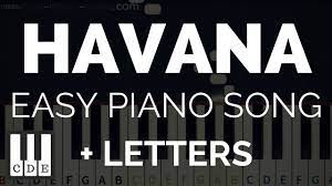 havana easy piano song for beginners
