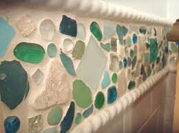 Sea Glass Tile Sea Glass Mosaic