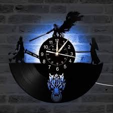 Final Fantasy Theme Record Wall Clock