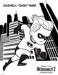 Below listed are top ten the incredibles coloring pages free featuring characters of the incredibles franchise: Free Printable Incredibles 2 Coloring Pages