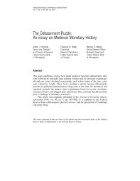 pdf the debasement puzzle an essay on medieval monetary history pdf the debasement puzzle an essay on medieval monetary history