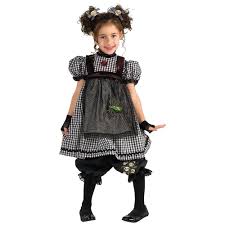 gothic rag doll child halloween costume