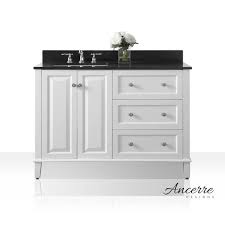 Perfect for remodels or new construction, the top comes preassembled and ready to install. Off Centre Sink Vanity