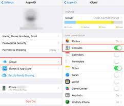transfer contacts from iphone to iphone
