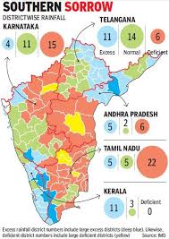 Map of kerala state highlighting the districts with maar above 36.2 per 100,000. Amid Excess Rain In Kerala Drought Fear In Many South Districts India News Breakingnews For You
