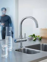 a grohe kitchen faucet brightens even