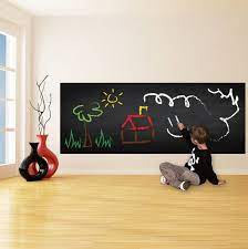 Chalkboard Wall Diy Black Kitchen