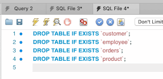 mysql drop all tables how to with