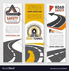 road safety service company banners