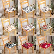 Pcs Printed Stretch Chair Seat Covers
