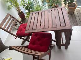 Ikea Applaro Outdoor Table 4 Chairs