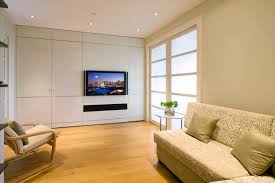 On Wall Tv With Leon Sound Bar Modern